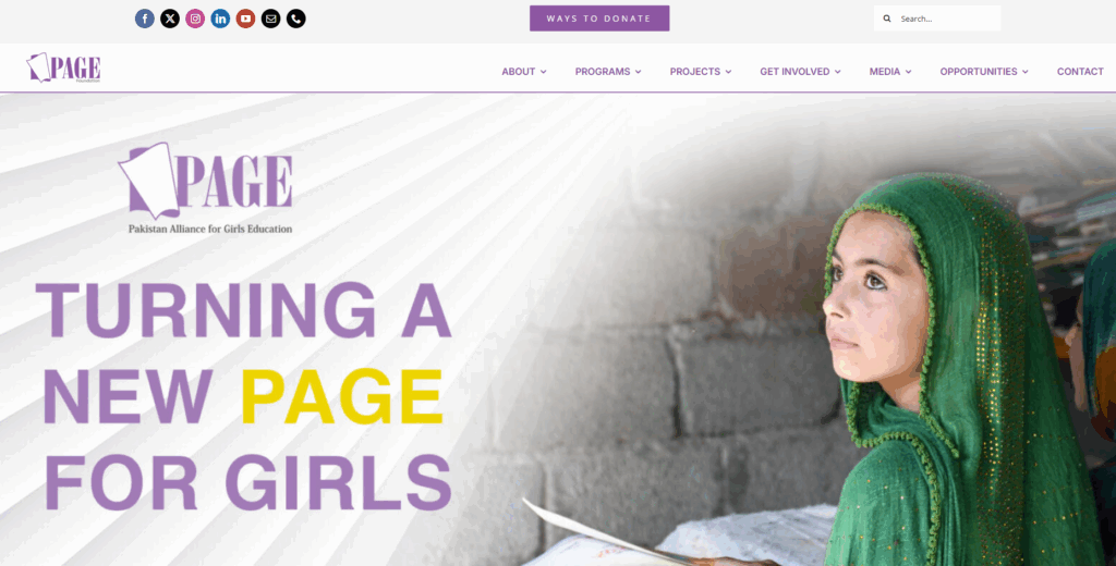 Page Foundation official website